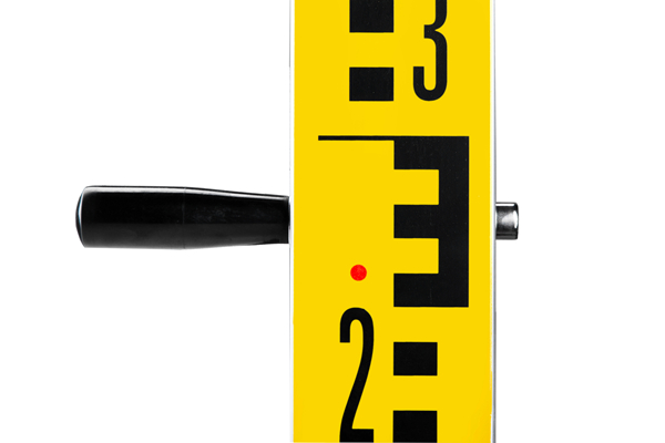Detail Close-up Of Manganese Steel Ruler
